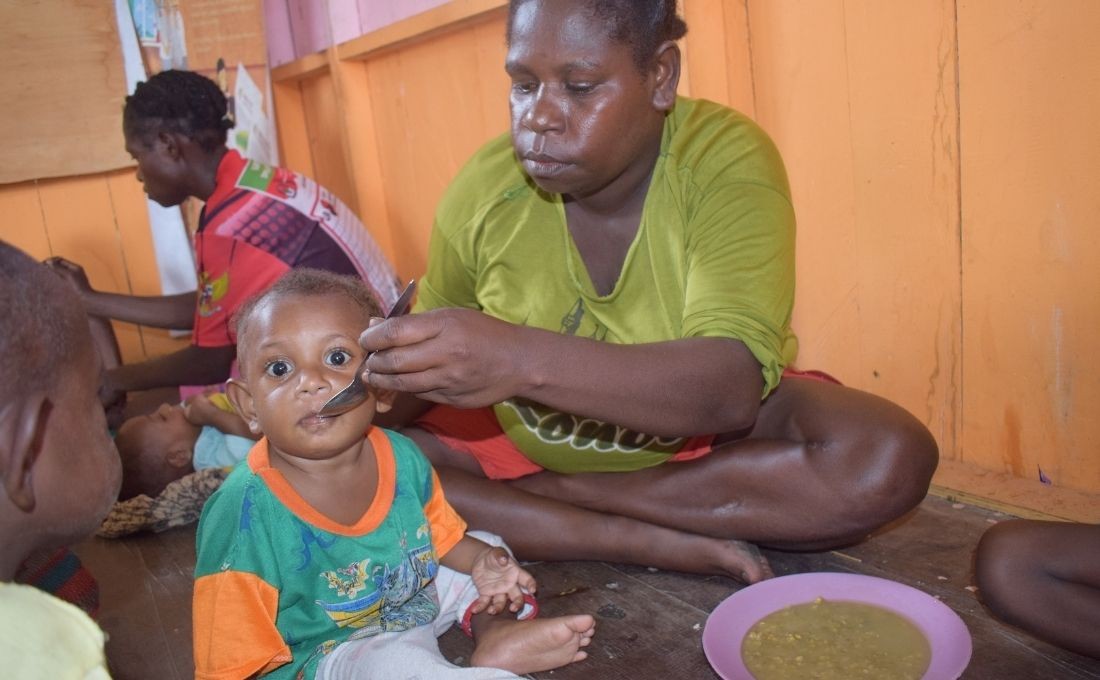 Familiar with the Eating Habits of Asmat People