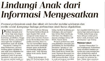 Lindungi Anak dari Informasi yang Menyesatkan