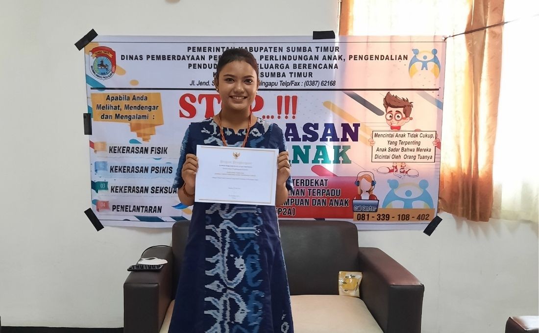 Dinobatkan Sebagai Anak Inspiratif, Roslinda Terima Anugerah KPAI