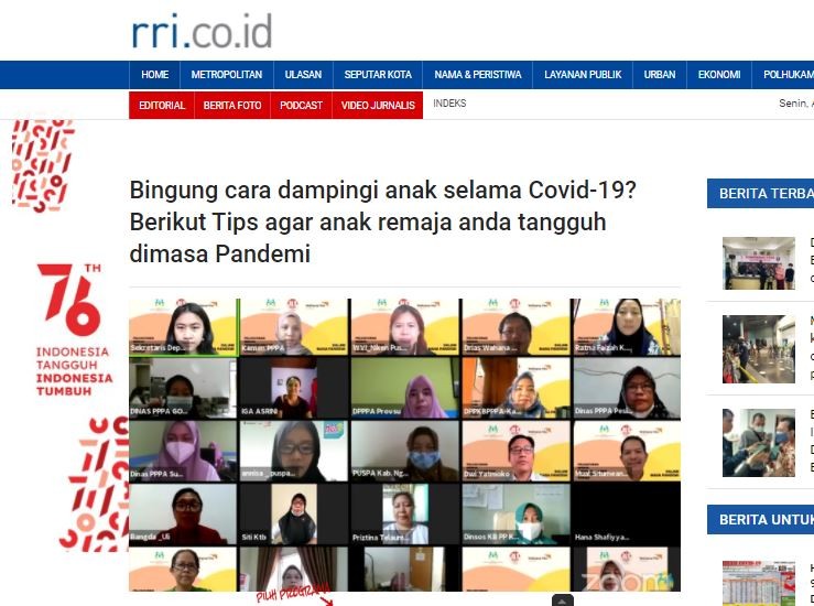 Bingung cara dampingi anak selama Covid-19? Berikut Tips agar anak remaja anda tangguh dimasa Pandemi