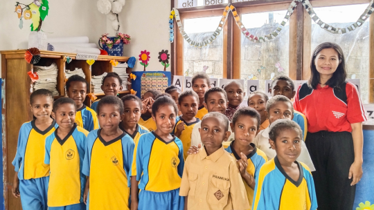 Guru dan Murid Hebat dari Jayawijaya, Papua