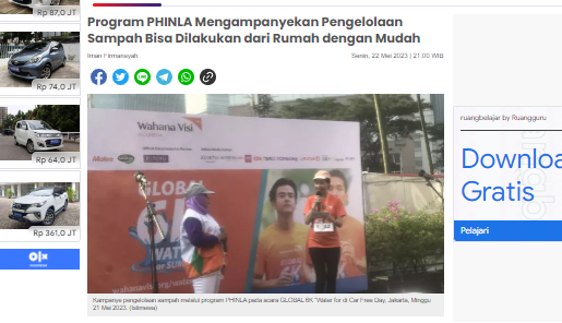 Program PHINLA Mengampanyekan Pengelolaan Sampah Bisa Dilakukan dari Rumah dengan Mudah