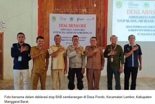 20 Desa di Manggarai Barat Belum Deklarasi Stop BAB Sembarangan