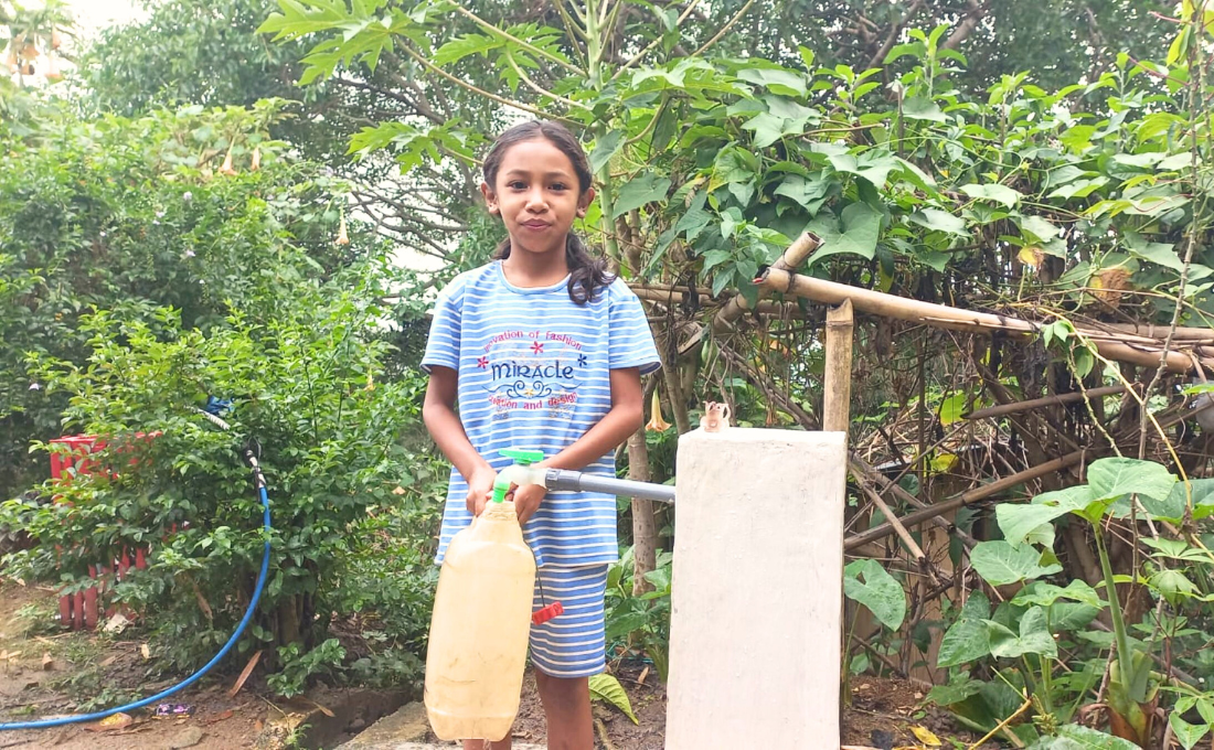 Healthy and Clean Children with Access to Water at Home 