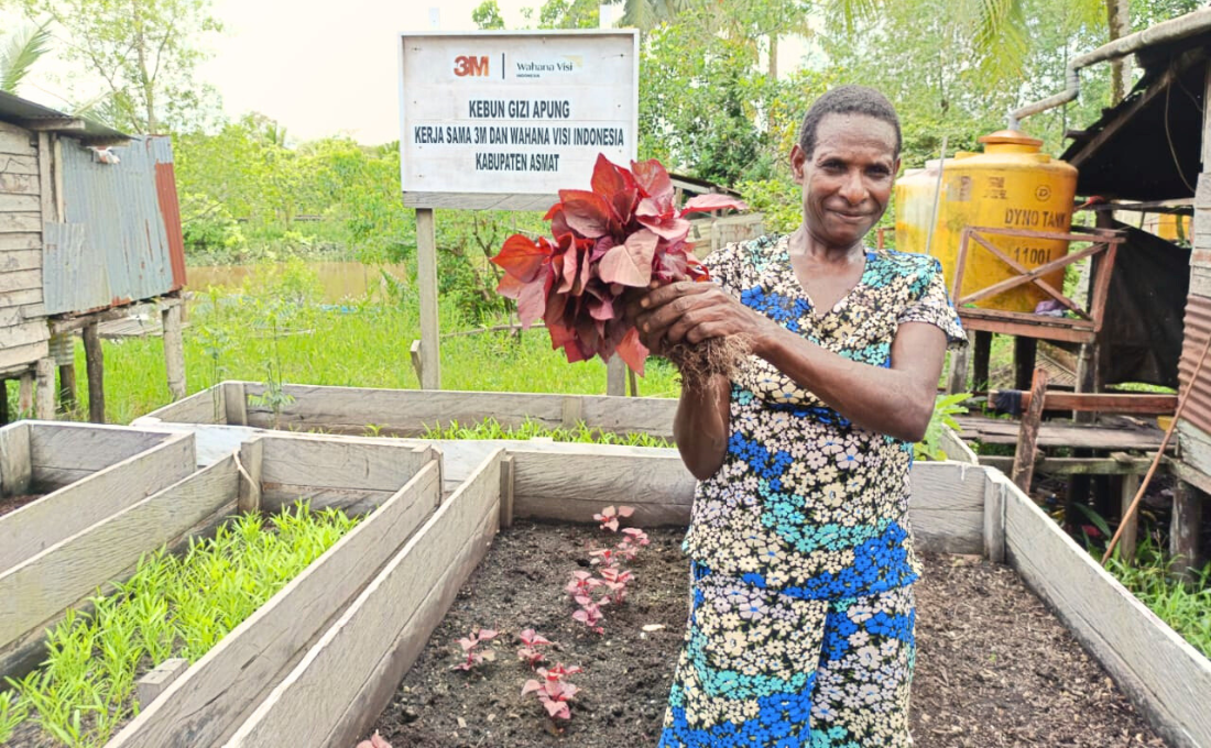Mulai Menabung Hasi Jual Sayur Kebun Gizi Apung
